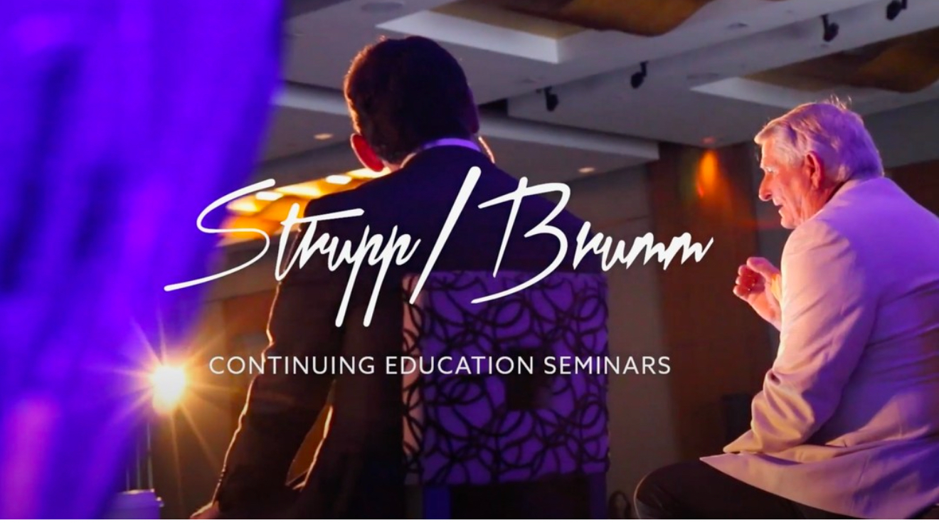 Drs. Strupp and Brumm presenting at the Simplifying Complex Cosmetic and Restorative Dentistry continuing education seminar in Clearwater, Florida