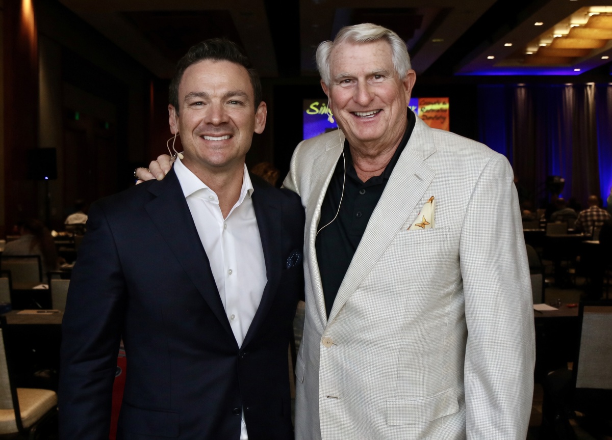 Dr. Michael Brumm (DMD, CDT, FAACD) and Dr. Bill Strupp (DDS, FAACD) together at the Simplifying Complex Cosmetic & Restorative Dentistry seminar in Clearwater, Florida